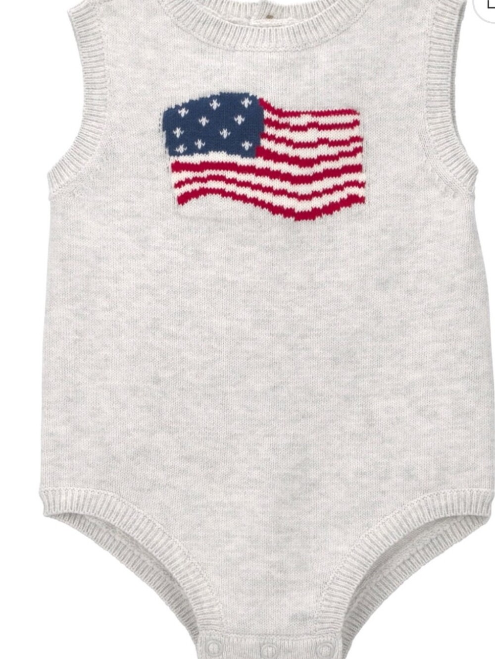 Carter's Child of Mine Patriotic Baby Bubble Bodysuit,